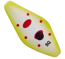 Блесна-колебалка DAM Effzett Pro Trout Inline Spoon 2,8гр 3см (chartreuse smolt UV)