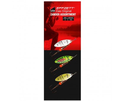 Блесна-вертушка DAM Effzett Original Assortment Zander 12гр набор-3шт. Блесна-вертушка DAM Effzett Original Assortment Zander 12гр набор-3шт.