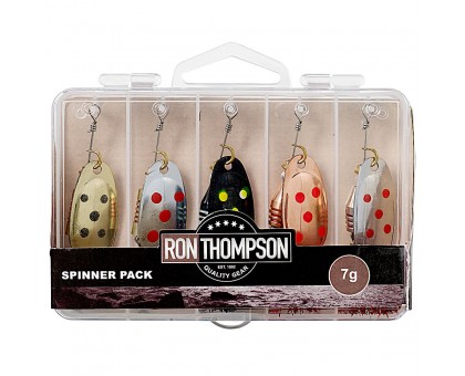 Набор блёсен-вертушек в коробке DAM Spinner Pack 7гр 5шт