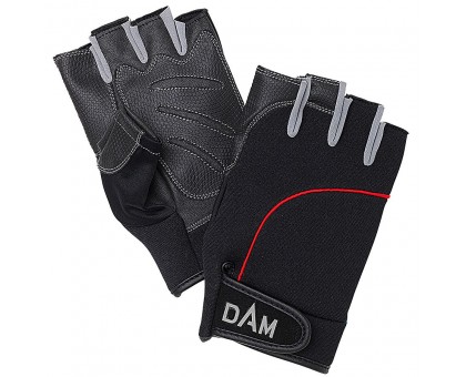 Перчатки DAM Neo Tec Half Finger XL black Перчатки DAM Neo Tec Half Finger XL black