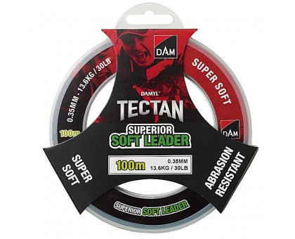 Поводочный материал DAM DAMYL Tectan Superior Soft Leader 100M/0.60MM/27.2KG (низкая память)