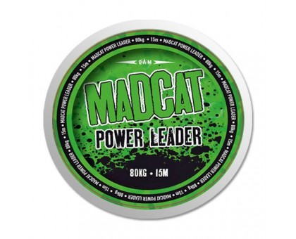 Поводочный материал DAM MADCAT Power Leader 15м 130кг/289lb Поводочный материал DAM MADCAT Power Leader 15м 130кг/289lb