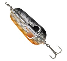 Блесна-колебалка DAM Effzett Rattlin' Spoon 8см 40гр (BLACK/ORANGE UV)