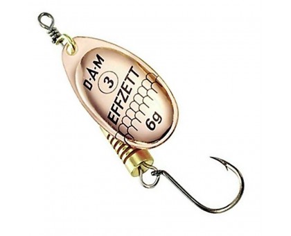 Блесна-вертушка DAM Effzett Standart With Single Hook 4гр (copper) Блесна-вертушка DAM Effzett Standart With Single Hook 4гр (copper)