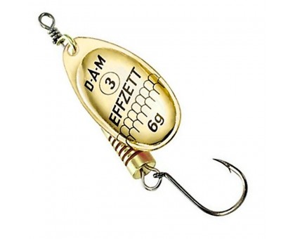 Блесна-вертушка DAM Effzett Standart With Single Hook 4гр (gold) Блесна-вертушка DAM Effzett Standart With Single Hook 4гр (gold)