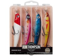 Набор воблеров в коробке DAM Long Casting Minnow 100мм 13гр 4шт