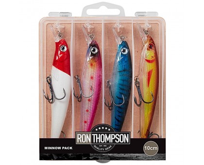 Набор воблеров в коробке DAM Long Casting Minnow 100мм 13гр 4шт