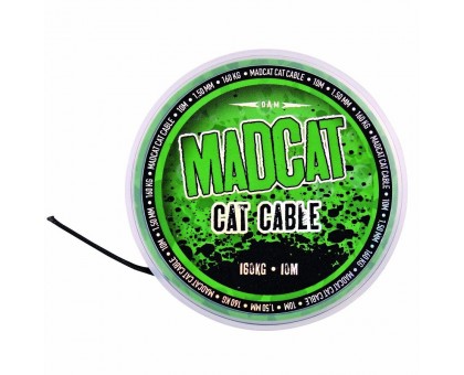 Поводочный материал DAM MADCAT Cable 10м 1.35мм 160кг Поводочный материал DAM MADCAT Cable 10м 1.35мм 160кг