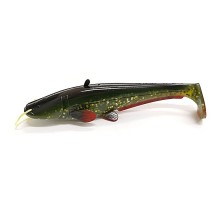 Силиконовая приманка DAM Effzett Catfish Curl Tail 250мм 165гр (GREEN)