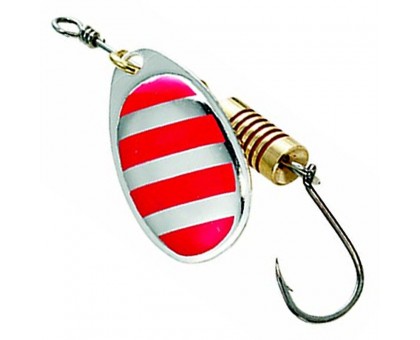 Блесна-вертушка DAM Effzett Standart With Single Hook 4гр (red stripes) Блесна-вертушка DAM Effzett Standart With Single Hook 4гр (red stripes)
