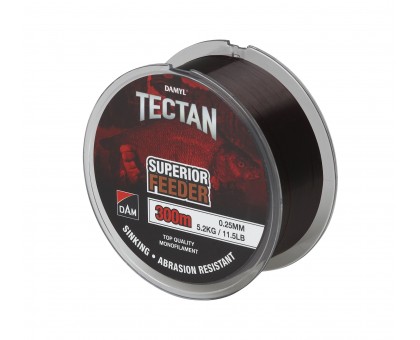 Леска DAM Damyl Tectan Superior Feeder 300м 0.14мм 1.8кг тонущая абразивостойкая (коричневый)