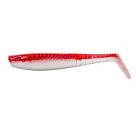 Силиконовая приманка DAM Effzett Shad Paddletail 8см uv red/white (pak 90)