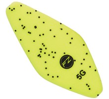 Блесна-колебалка DAM Effzett Pro Trout Inline Spoon 3,8гр 3,1см (yellow/black flake UV)