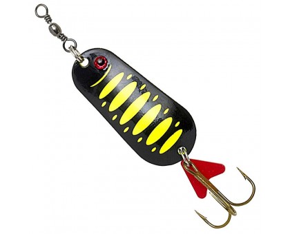 Блесна-колебалка DAM Effzett Standart 30гр 6.5см (fluo yellow/black UV)