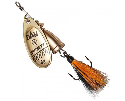 Блесна-вертушка DAM Effzett Executor с бородкой 11гр (reflex gold) Блесна-вертушка DAM Effzett Executor с бородкой 11гр (reflex gold)
