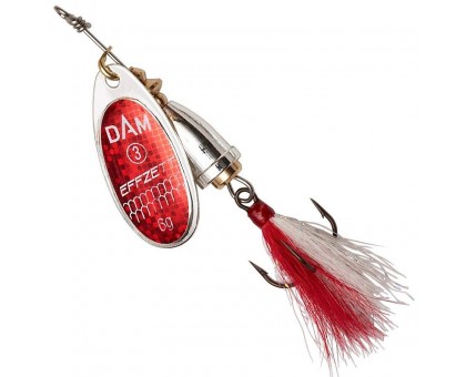Блесна-вертушка DAM Effzett Executor с бородкой 3гр (reflex red) Блесна-вертушка DAM Effzett Executor с бородкой 3гр (reflex red)