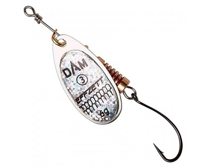Блесна-вертушка DAM Effzett Natural With Single Hook 4гр (reflex silver) Блесна-вертушка DAM Effzett Natural With Single Hook 4гр (reflex silver)