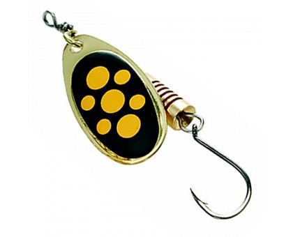 Блесна-вертушка DAM Effzett Standart With Single Hook 4гр (black spotted) Блесна-вертушка DAM Effzett Standart With Single Hook 4гр (black spotted)