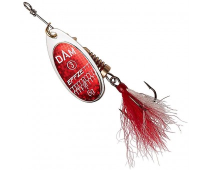 Блесна-вертушка DAM Effzett Standart с бородкой 10гр (reflex red) Блесна-вертушка DAM Effzett Standart с бородкой 10гр (reflex red)
