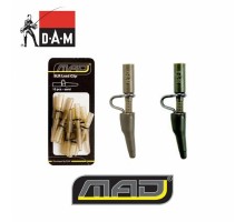 Клипса безопасная DAM MAD Leadclip SLR (super long range) 10шт. brown