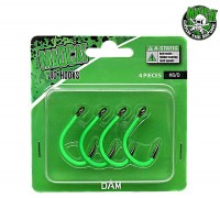 Крючок DAM MADCAT® A-STATIC JIG Hook №6/0 5шт. (green)