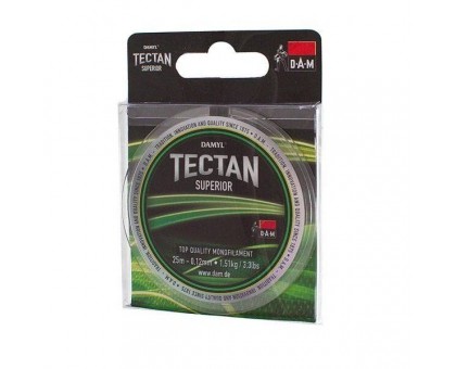 Леска DAM Tectan Superior 25м 0,12мм 1,51кг (бледно-салатовая) Леска DAM Tectan Superior 25м 0,12мм 1,51кг (бледно-салатовая)