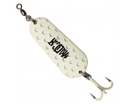 Блесна-колебалка DAM MADCAT A-STATIC TWIN TURBINE SPOON 110G / GLOW-IN-THE-DARK Блесна-колебалка DAM MADCAT A-STATIC TWIN TURBINE SPOON 110G / GLOW-IN-THE-DARK