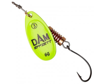 Блесна-вертушка DAM Effzett Natural With Single Hook 6гр (yellow) Блесна-вертушка DAM Effzett Natural With Single Hook 6гр (yellow)