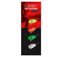 Блесна-вертушка DAM Effzett Original Assortment Trout 6гр набор-4шт.