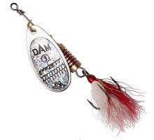 Блесна-вертушка DAM Effzett Standart с бородкой 10гр (reflex silver)