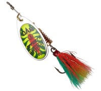 Блесна-вертушка DAM Effzett Standart с бородкой 4гр (fire shark)