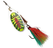 Блесна-вертушка DAM Effzett Standart с бородкой 4гр (fire shark)