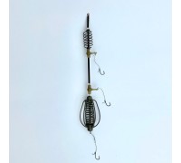 Оснащення Fishing Rain №31 "Мега карась" Спиця , "ГРУША" з відводами,пофарбовані,3 гачки #10, 30 гр.