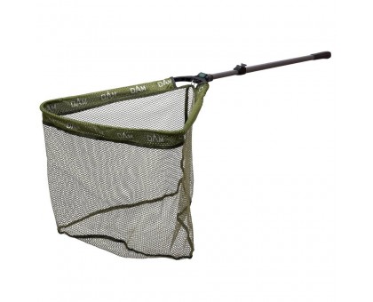 Подсак раскладной DAM Crosspower Landing Net 2.20м с прорезиненной сеткой голова 50см х 50см x 40см