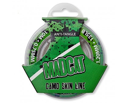 Поводочный материал DAM MADCAT CAMO SKIN LINE 10м 0.75MM/1.20MM 60кг Поводочный материал DAM MADCAT CAMO SKIN LINE 10м 0.75MM/1.20MM 60кг