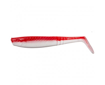 Силиконовая приманка DAM Effzett Shad Paddletail 10см uv red/white (pak 48)