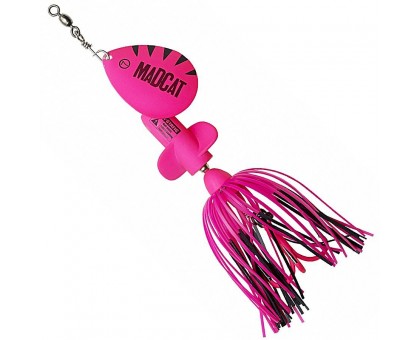 Блесна-вертушка на сома с пропеллером DAM MADCAT A-STATIC SCREAMING SPINNER 65G / FLUO PINK UV Блесна-вертушка на сома с пропеллером DAM MADCAT A-STATIC SCREAMING SPINNER 65G / FLUO PINK UV
