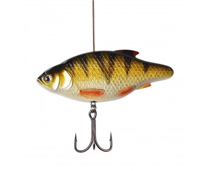 Приманка вертикальна сомова DAM MADCAT INLINE RATTLER 90гр 130мм (perch) Приманка вертикальна сомова DAM MADCAT INLINE RATTLER 90гр 130мм (perch)
