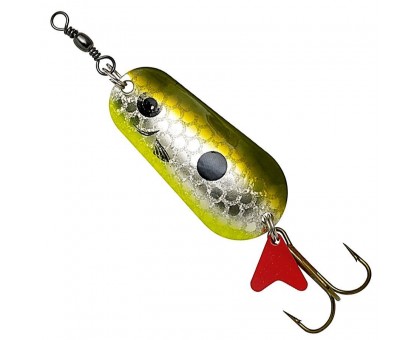 Блесна-колебалка DAM Effzett Standart 30гр 6.5см (olive/silver UV)