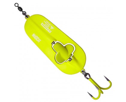 Блесна-колебалка DAM MADCAT A-STATIC Rattlin Spoon 110гр (fluo yellow UV) Блесна-колебалка DAM MADCAT A-STATIC Rattlin Spoon 110гр (fluo yellow UV)