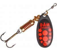 Блесна-вертушка DAM Effzett Standart Black 12гр (red)