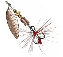 Блесна-вертушка DAM Effzett UV-Spinner с бородкой 3гр (COPPER)