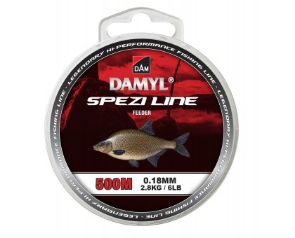 Леска DAM Damyl Spezi Line Feeder 500м 0.18мм 2.8кг (темно-коричневый)