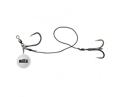 Оснастка DAM MADCAT® Golf Ball Snap-On Vertiball Rig 8/0, 3/0 180гр