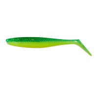 Силиконовая приманка DAM Effzett Slim Shad Paddle Tail 10см uv green/lime (pak 48)