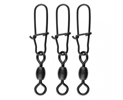 Вертлюжок DAM MADCAT Power Swivels с застежкой Snap 100кг 5шт