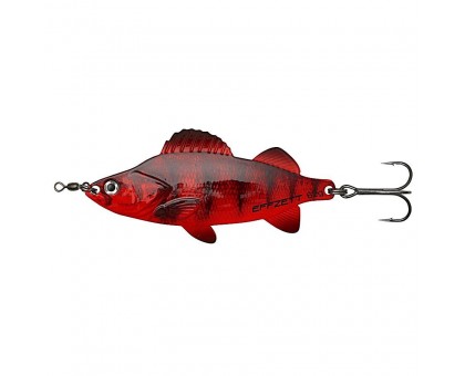 Блесна-колебалка DAM Effzett Perch Spoon 62гр 11см (blood perch)