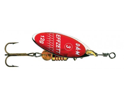 Блесна-вертушка DAM Effzett Predator 12гр (red/glitter)