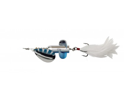 Блесна-вертушка DAM Effzett Rattlin' Spinner 11см 18гр (Silver/Blue) Блесна-вертушка DAM Effzett Rattlin' Spinner 11см 18гр (Silver/Blue)
