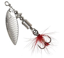 Блесна-вертушка DAM Effzett UV-Spinner с бородкой 10гр (silver)